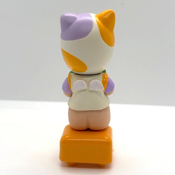 New Kewpie/Angel Mini Figure in Cat Costume, Reading on Stool, Open Blind Box - Picture 2 of 2